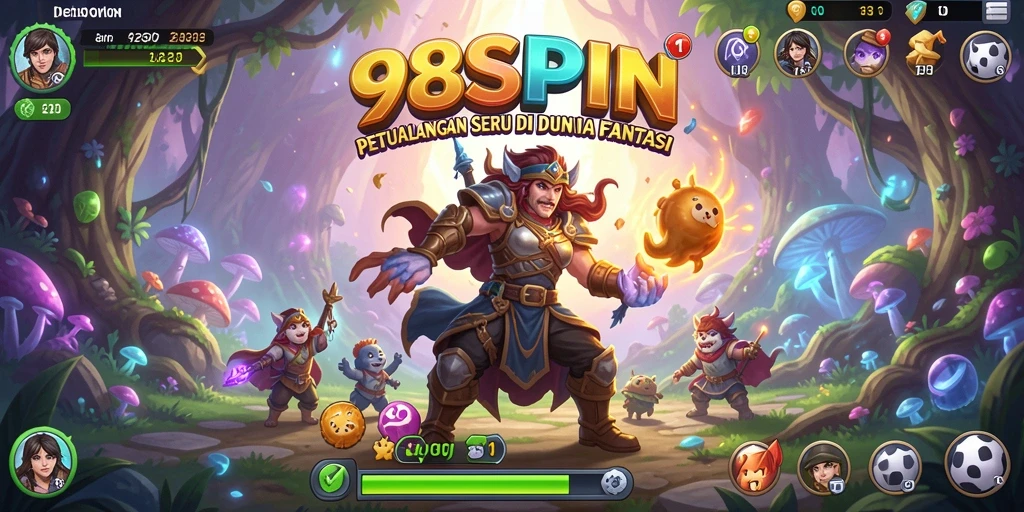 Tampilan menarik dari gameplay petualangan di 98SPIN.