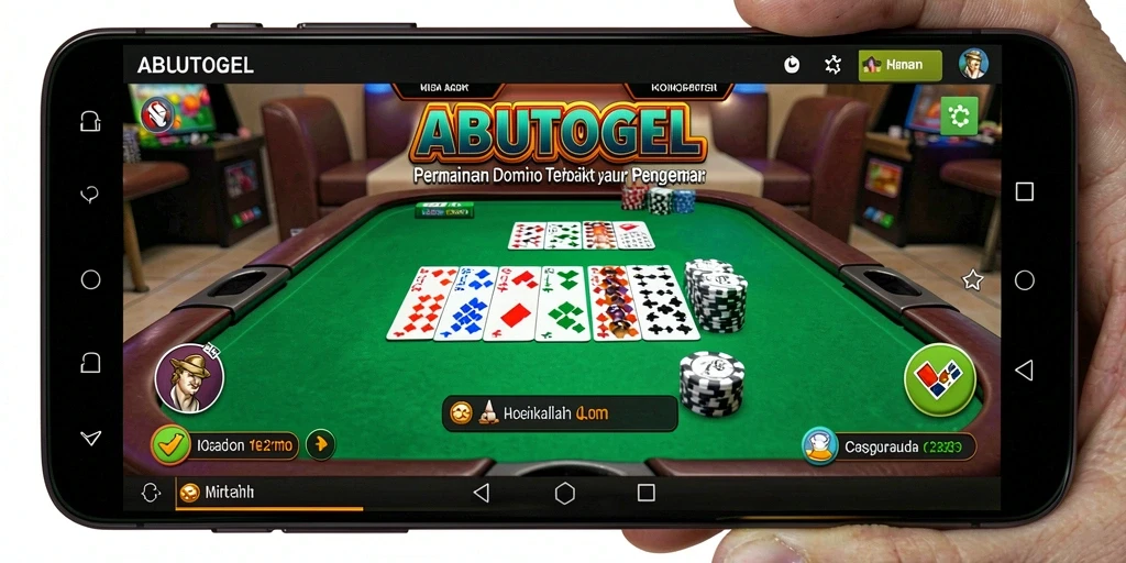 Tampilan gameplay ABUTOGEL yang seru dan menantang.