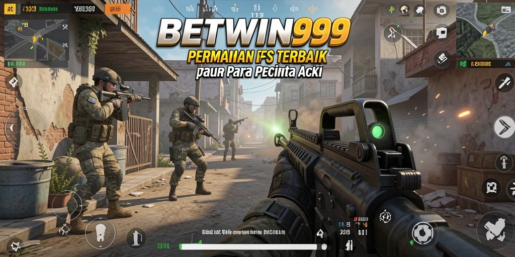 Tampilan gameplay intens di BETWIN999 dengan aksi menembak yang mendebarkan.