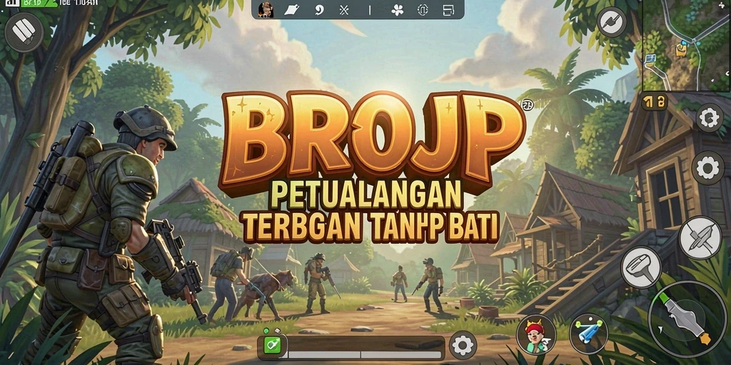Tampilan gameplay BROJP yang menakjubkan dalam dunia Open World.