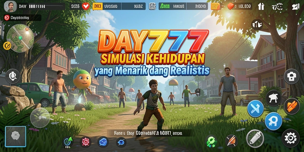 Tampilan gameplay DAY777 yang menakjubkan dengan aksi simulasi yang mendalam.