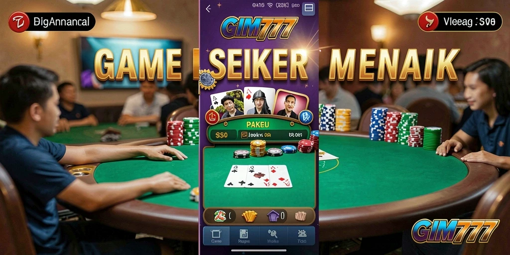 Screenshot utama GIM777 menampilkan aksi seru dalam permainan Poker.
