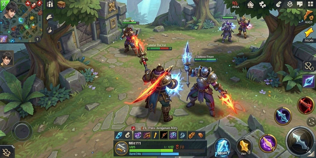 Gameplay seru dalam petualangan ARPG yang mendebarkan.