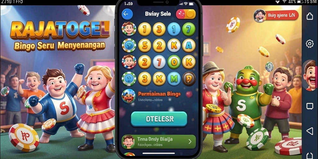Screenshot utama RAJATOGEL menampilkan gameplay Bingo yang seru.