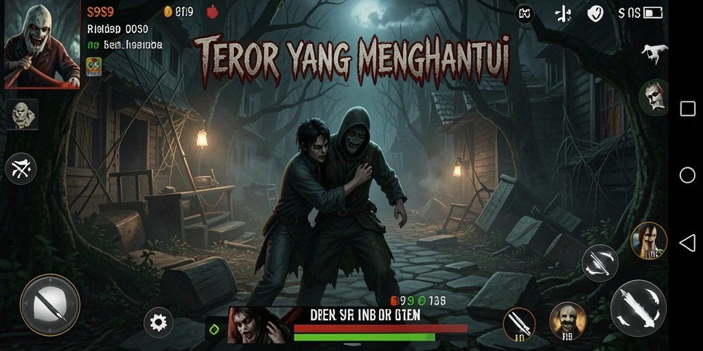 Tampilan gameplay S9S9 yang menegangkan dan menyeramkan.