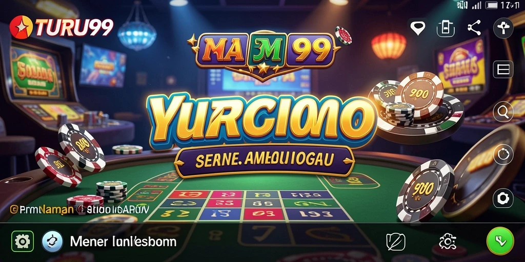 Screenshot TURU99 menampilkan gameplay Kasino yang seru dan interaktif.