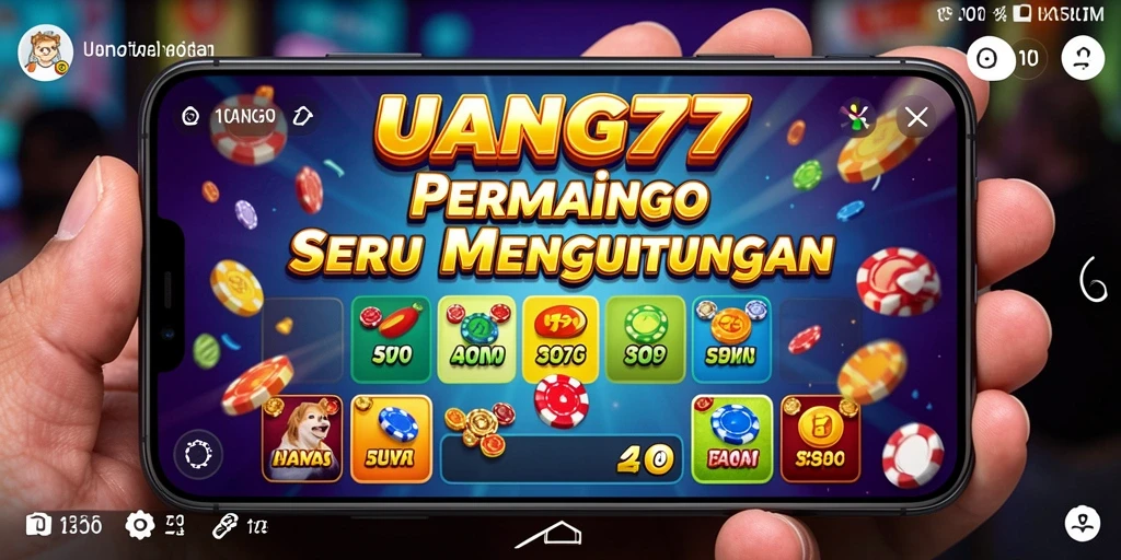 Screenshot gameplay UANG77 menampilkan suasana seru permainan Bingo.