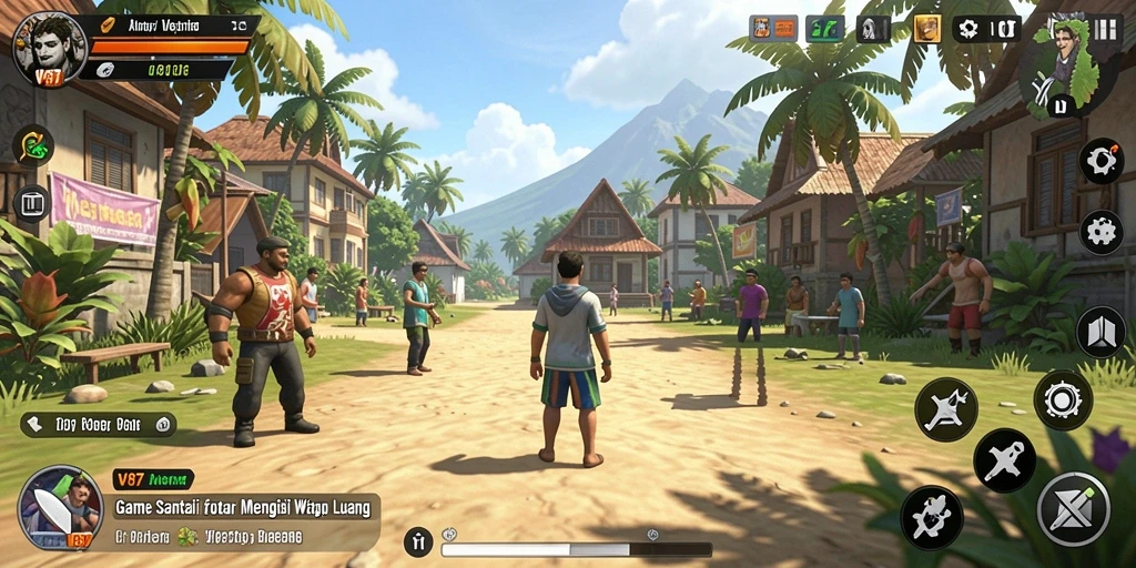 Menampilkan gameplay V87 yang seru dan adiktif.