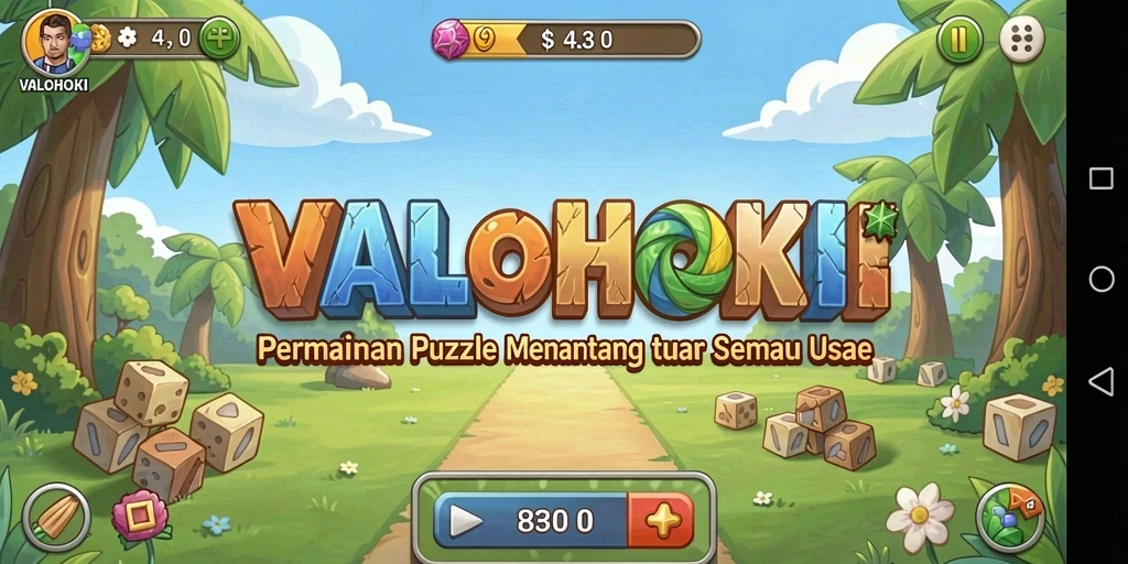 Tampilan menarik dari gameplay VALOHOKI yang penuh tantangan.